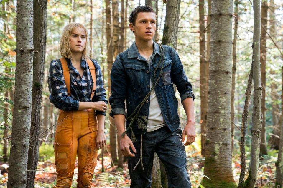 daisy ridley, tom holland, chaos walking