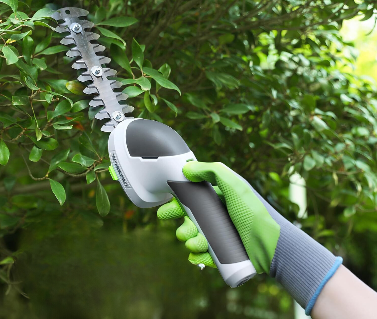 This cordless hedge trimmer is down to 