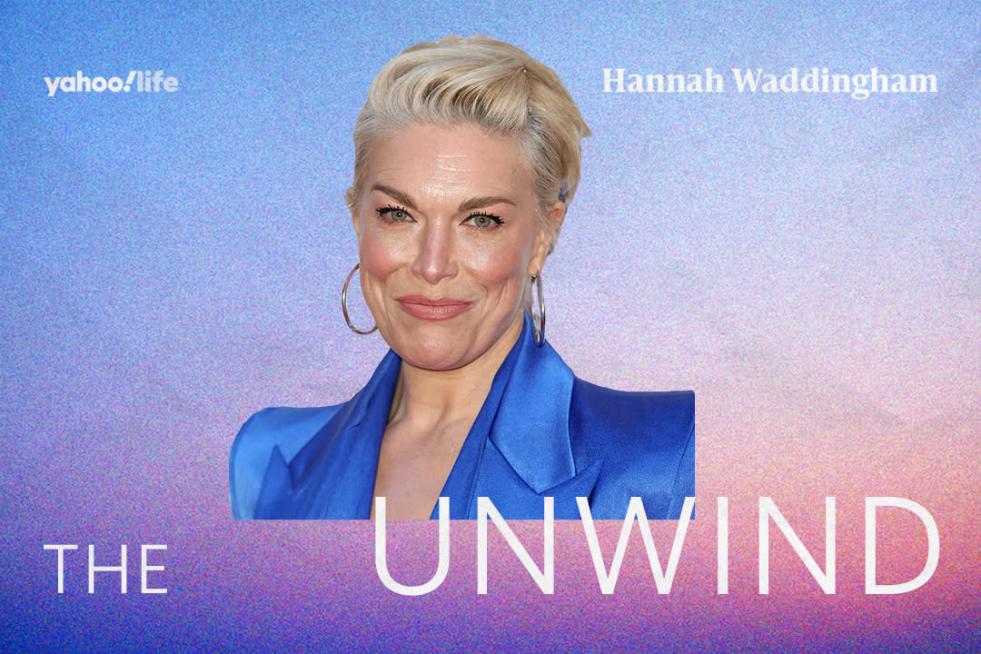 Actress Hannah Waddingham shares her self-care secrets. (Photo illustration: Yahoo News; photo: Getty)