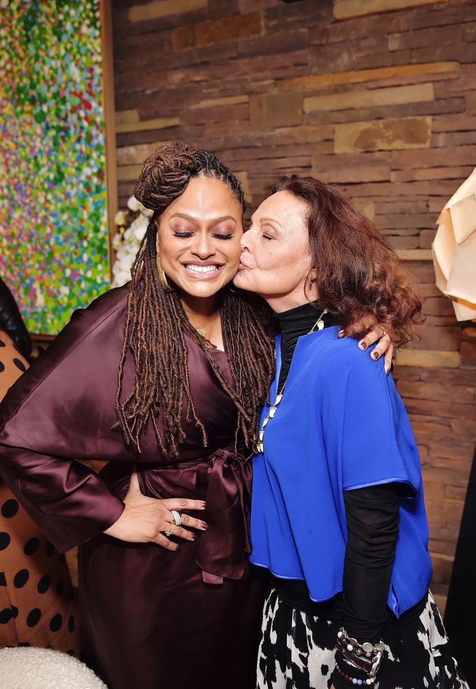 At the home of Diane von Furstenberg, Dawn Hudson, CEO of the Academy of Motion Picture Arts and Sciences; Laura Dern; Ava DuVernay; and Emma Thomas hosted an intimate luncheon honoring the women Oscar nominees.