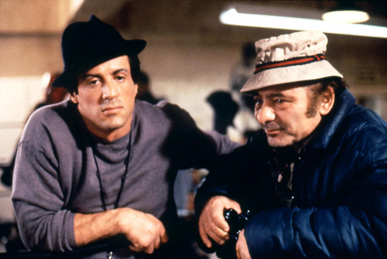 Burt Young and Sylvester Stallone (Corbis via Getty Images)