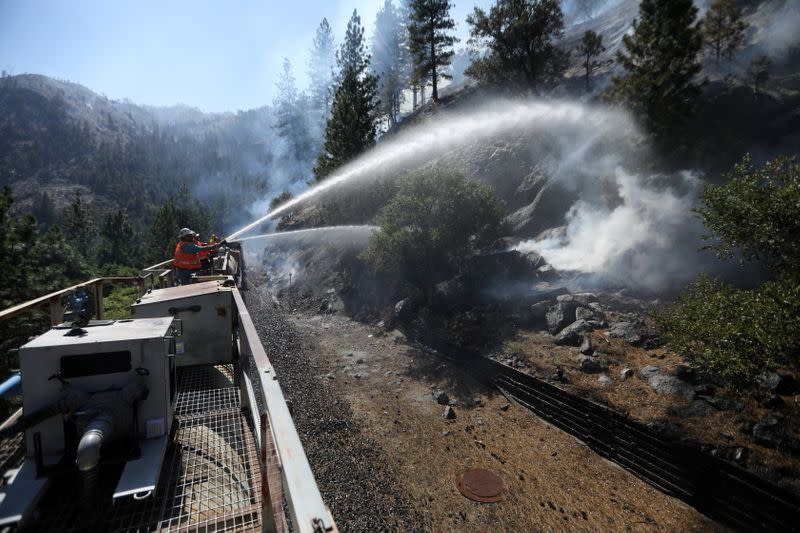 FILE PHOTO: Dixie Fire in Plumas National Forest