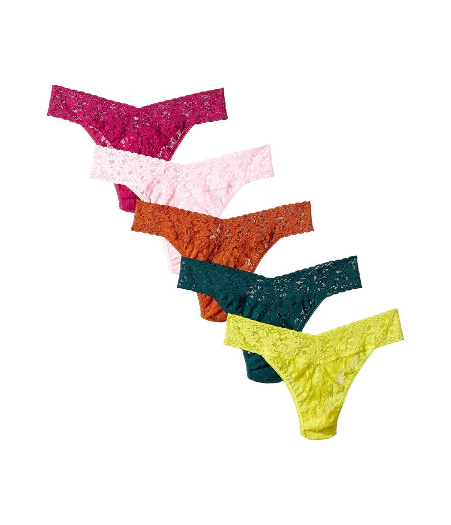 Hanky Panky Signature Lace Original-Rise Thong 5-Pack (Photo: Zappos)