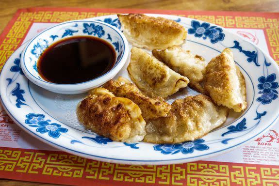 Beautiful gyoza, ready to be devoured