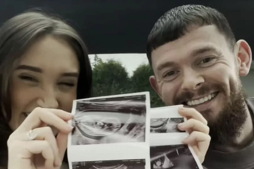 Megan and Oliver beamed as they announced their pregnancy news