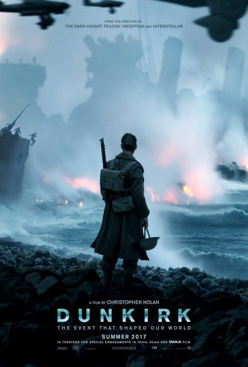 《敦克爾克大行動》（Dunkirk）電影海報。（圖取自IMDb）