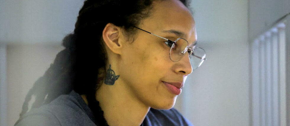 Brittney Griner était détenue depuis plusieurs mois en Russie à la suite d'une condamnation de neuf ans de prison pour « trafic de drogues ».  - Credit:EVGENIA NOVOZHENINA / POOL / AFP