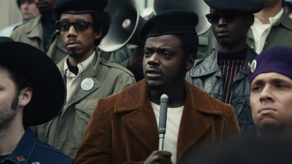 Daniel Kaluuya stars as Fred Hampton in 'Judas And The Black Messiah'. (Credit: Warner Bros)