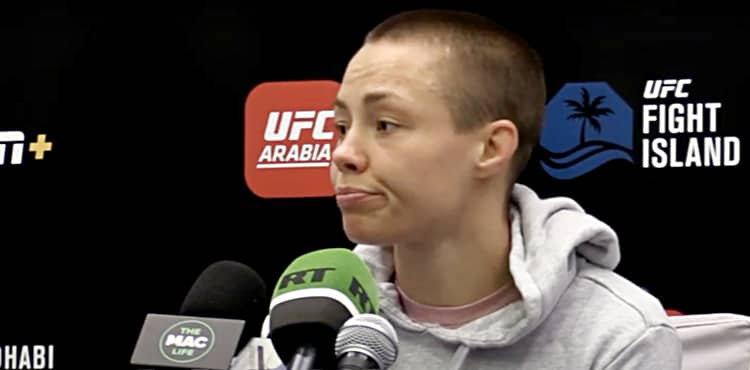 Rose Namajunas UFC 251 media day