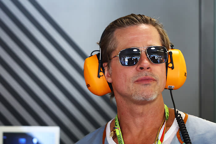 Brad Pitt en el Gran Premio de Austin (Texas)