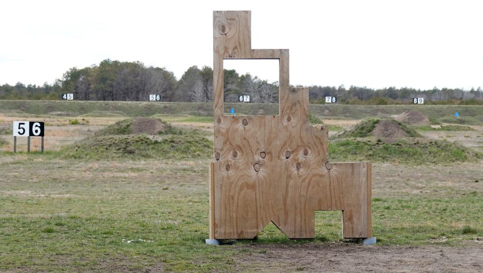 The Sierra Range at Camp Edwards on Joint Base Cape Cod is used to qualify soldiers in marksmanship proficiency with rifles and machine guns.  An $11.5 million machine gun range proposal is under review by the Environmental Protection Agency.