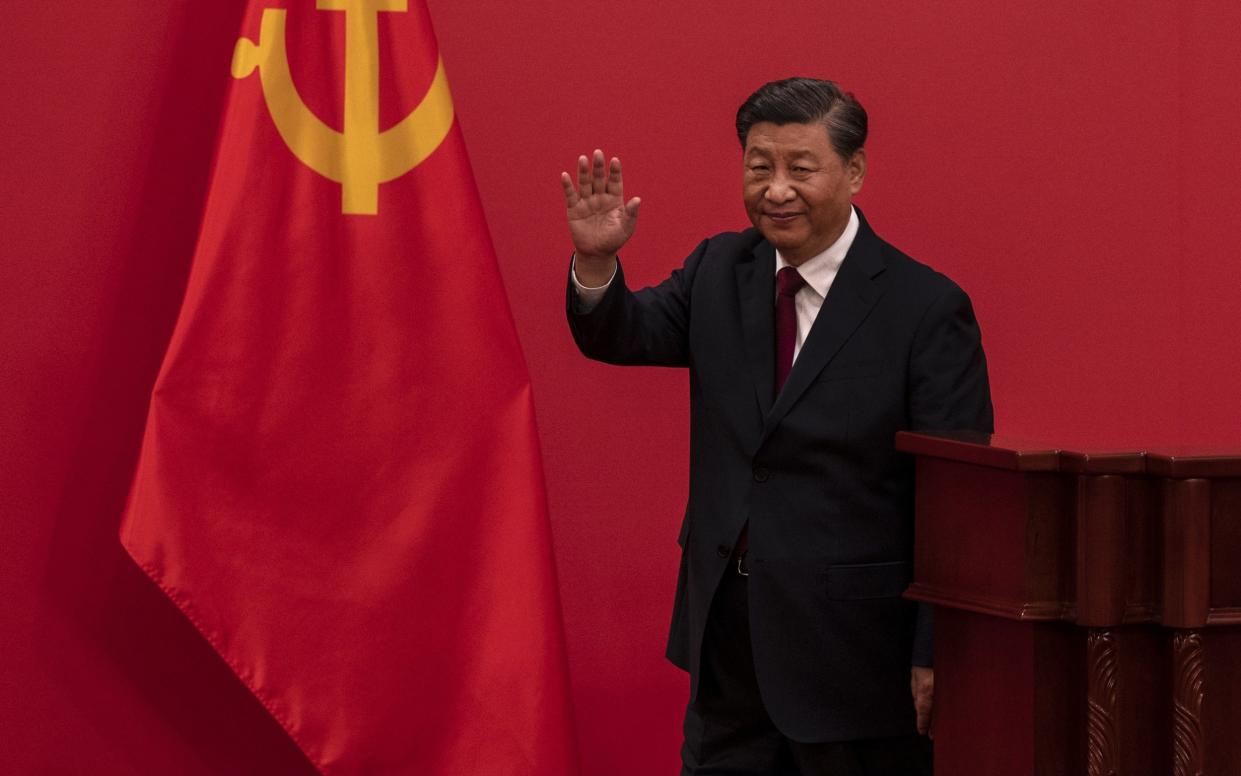Xi Jinping secured an unprecedented third term as China’s leader on Sunday - Kevin Frayer/Getty Images