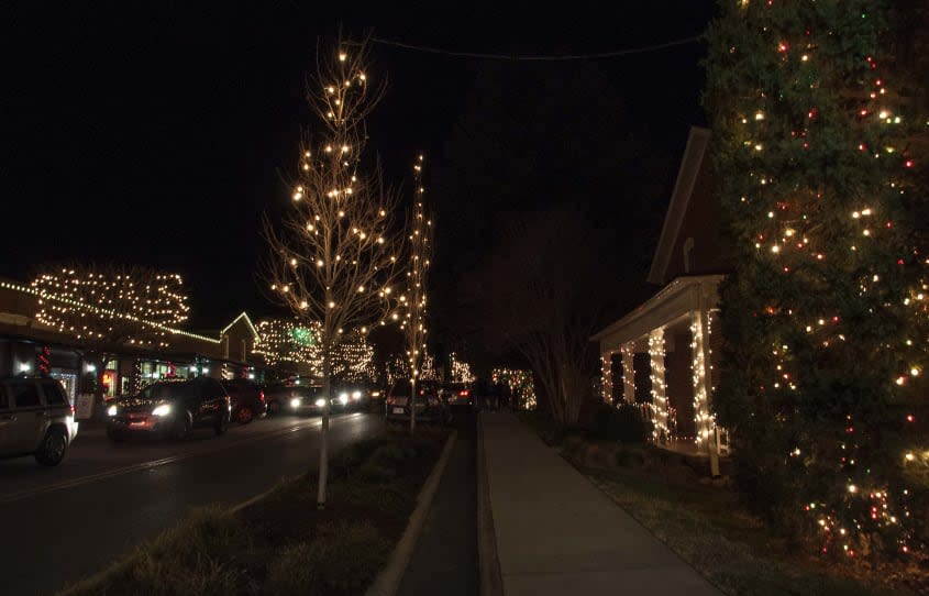 Lights in Christmas Town U.S.A.