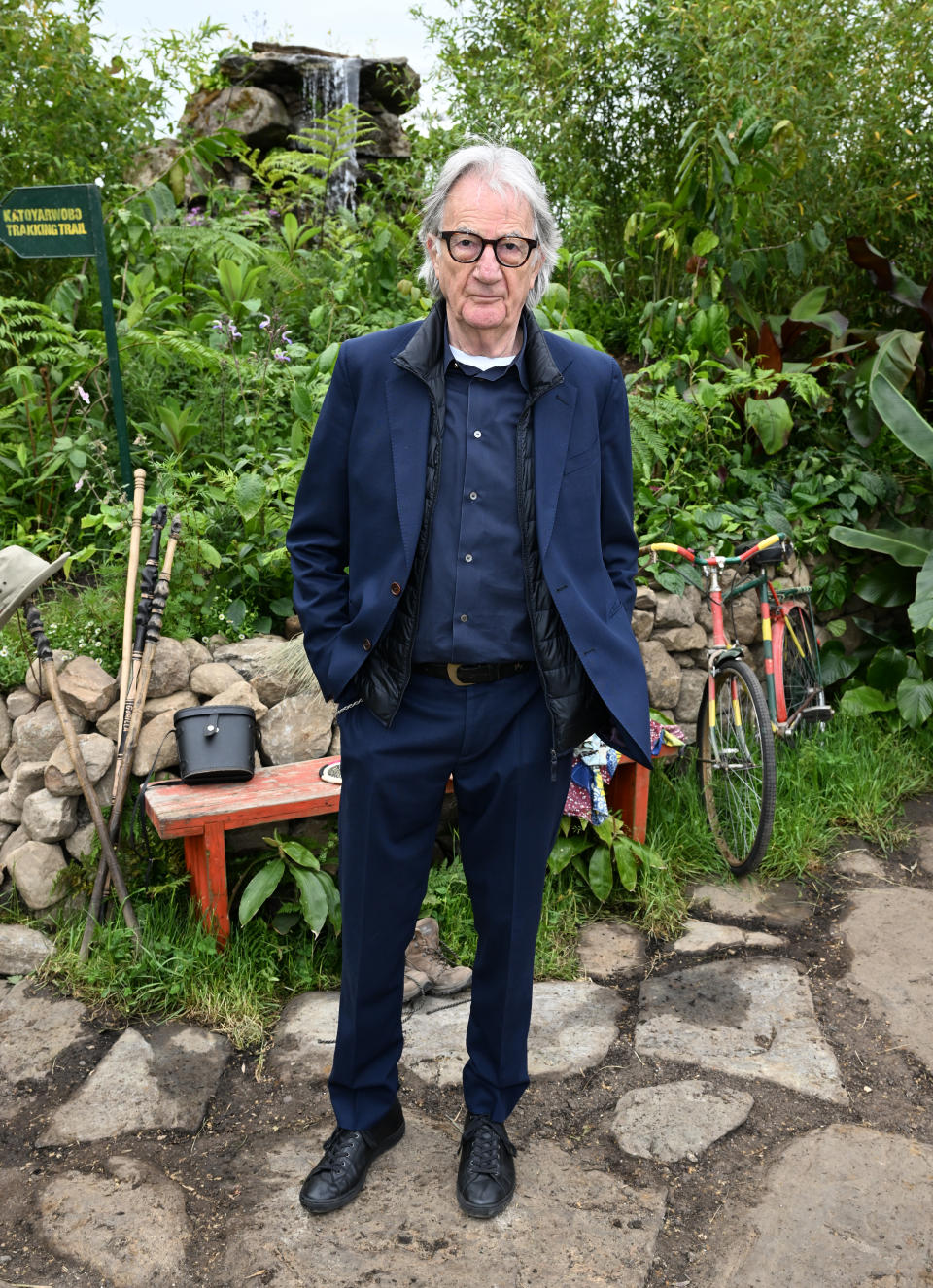 Paul Smith at the Chelsea Flower Show.