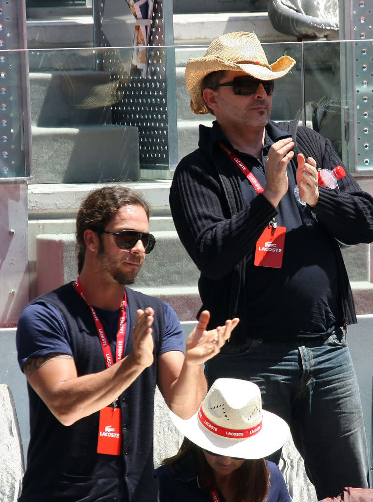 Miguel Bosé con Ignacio Palau