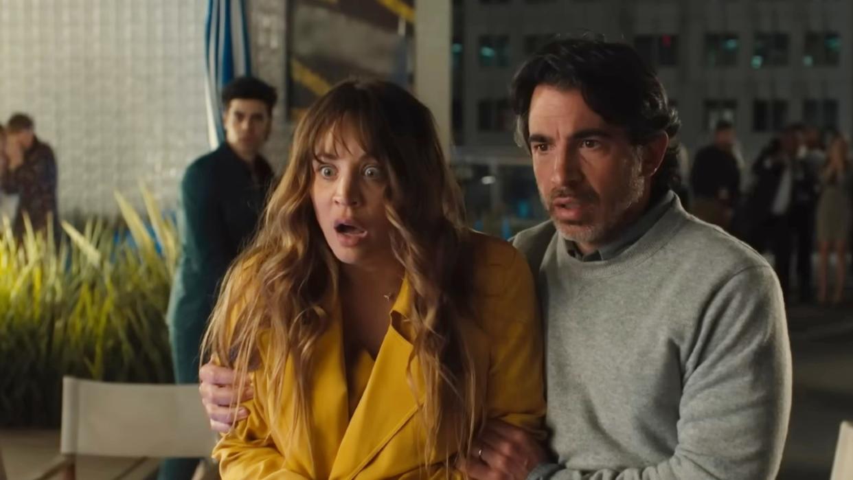  Chris Messina and Kaley Cuoco in Based On a True Story on Peacock 