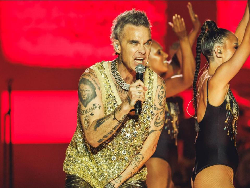 Robbie Williams plays Thursday of Mad Cool festival (Javier Bragado)