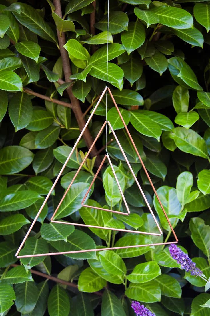 best backyard decor triangle mobile