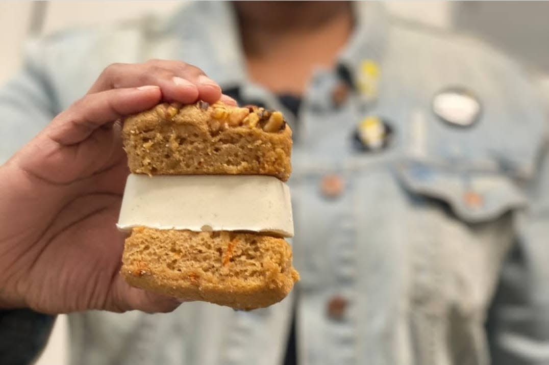 Kreme & Krumbs ice cream sandwich uses made-from-scratch cake instead of cookies