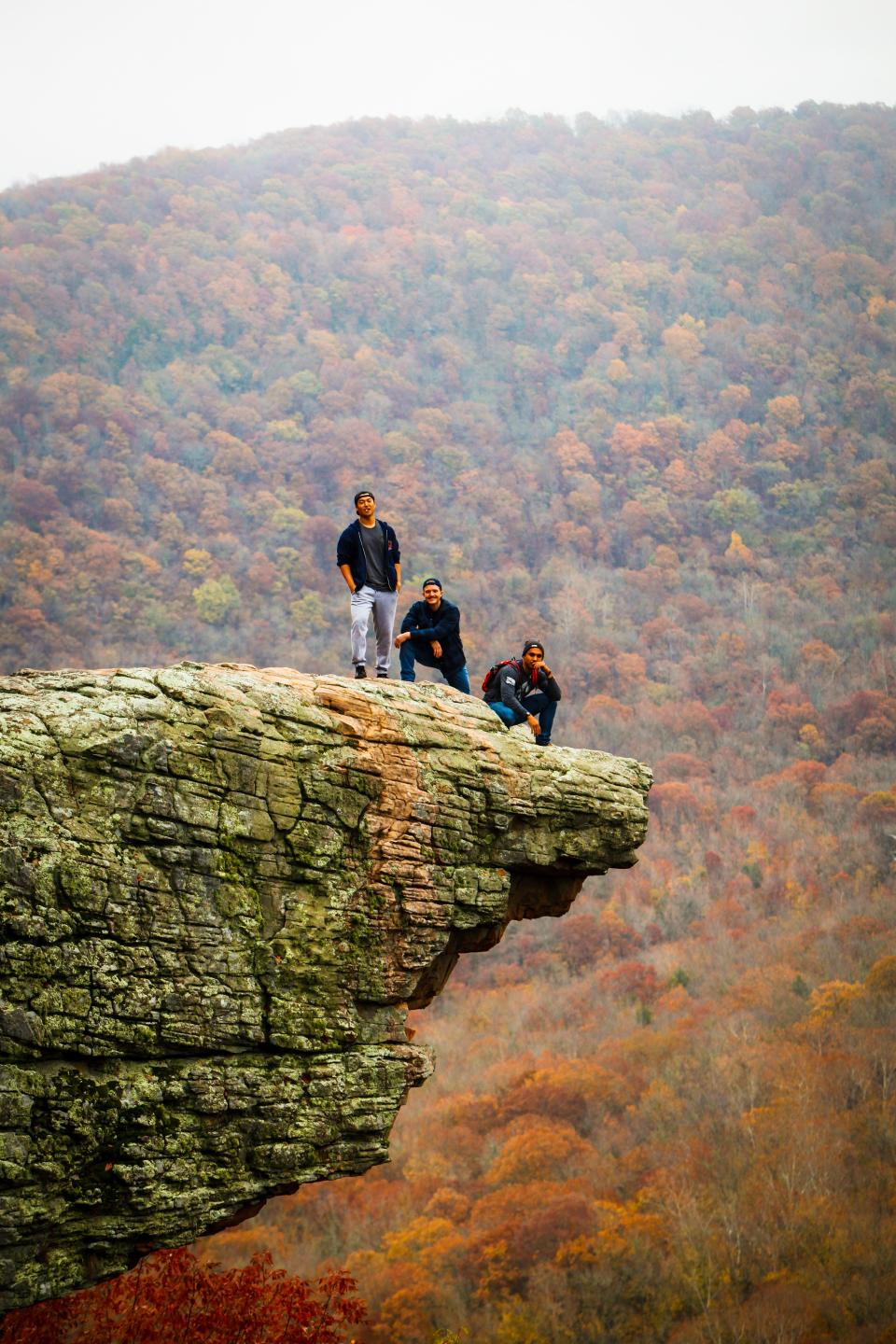 Scenes from hiking Whitaker Point, commonly referred to as Hawksbill Crag, in Arkansas Oct. 30, 2022.