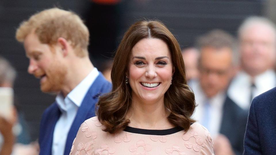 the duke duchess of cambridge and prince harry attend the charities forum event