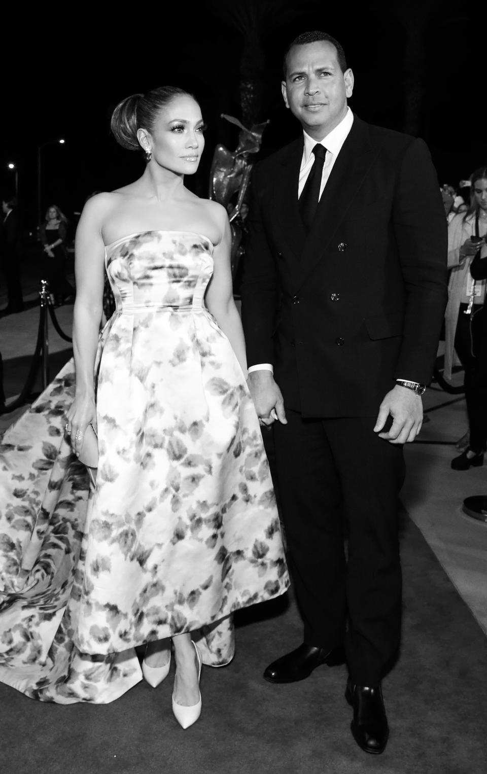 Jennifer Lopez and Alex Rodriguez (Rich Fury / Getty Images )