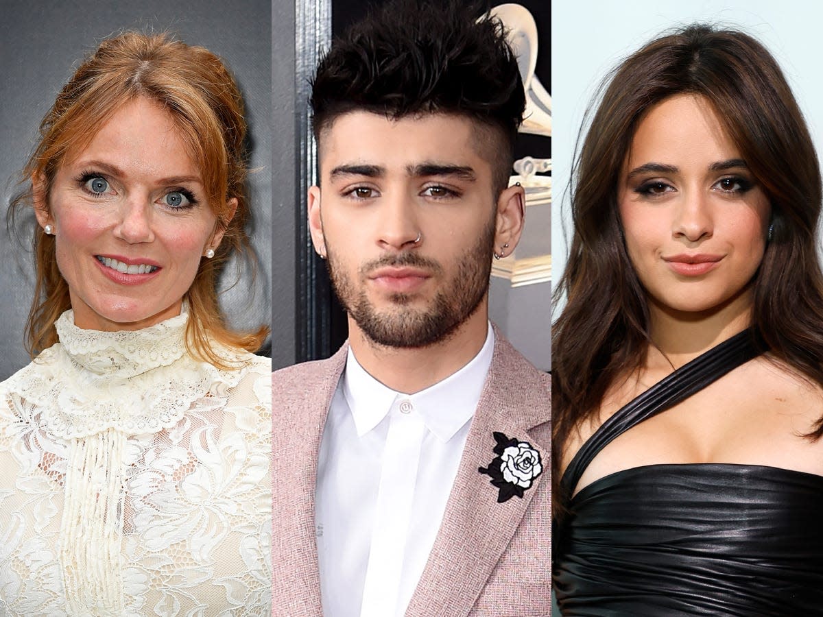 Geri Halliwell; Zayn Malik; Camila Cabello