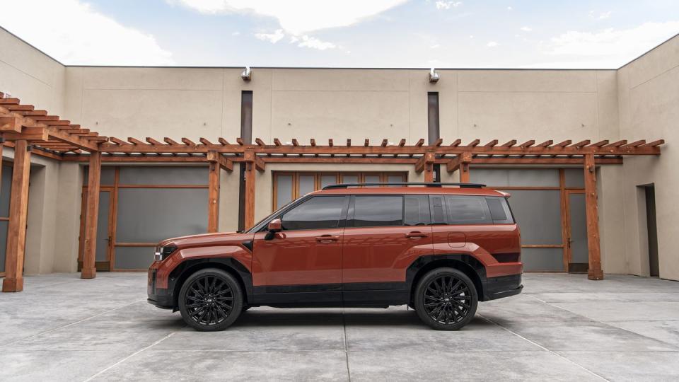 2024 hyundai santa fe in terracotta orange