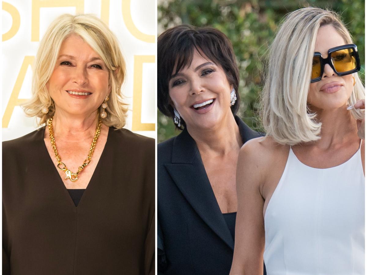 Martha Stewart dijo que encontró un bolso Hermès de 150 en el armario mientras revisaba la «composición» de Kris Jenner y Khloe Kardashian.