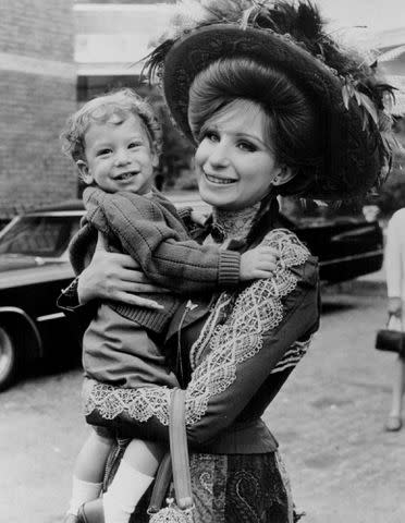 Stanley Bielecki Movie Collection/Getty Jason Gould as a child with mom Barbra Streisand in 1969