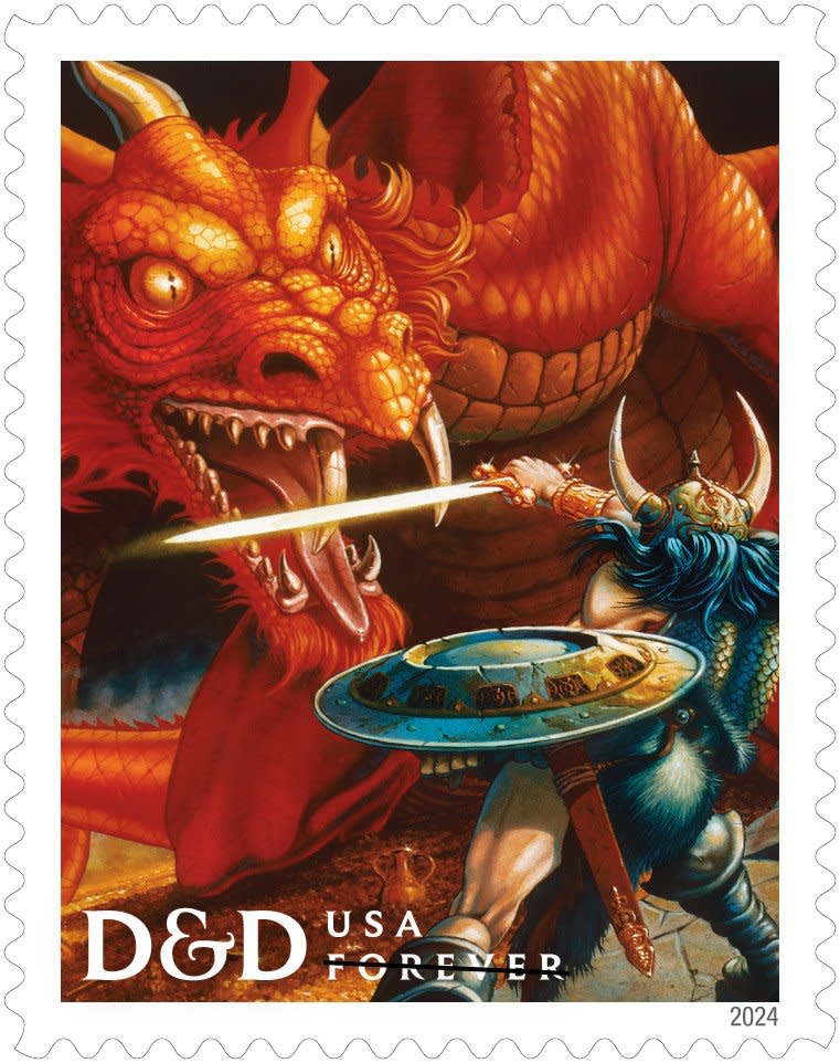 Bring DUNGEONS & DRAGONS to Your Letters in 2024 with These Stamps