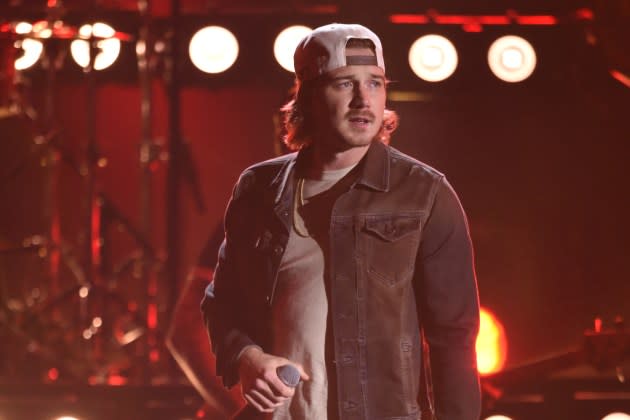 Morgan Wallen performing at the 56th Annual CMA Awards. - Credit: ABC/Getty Images