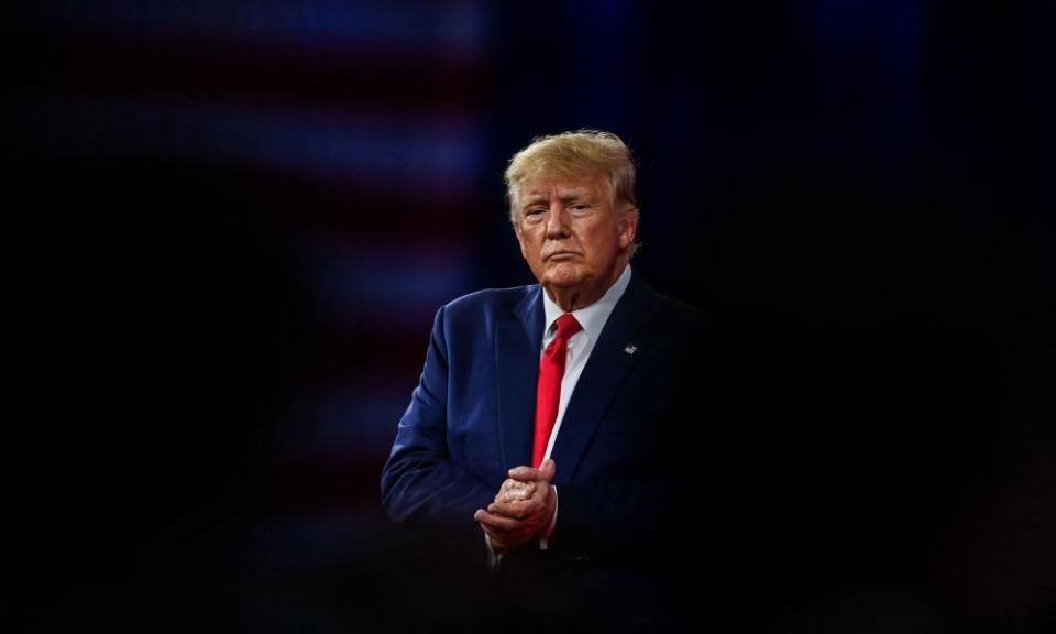 Donald Trump speaks at the Conservative Political Action Conference 2022 (CPAC) in Orlando, Florida.