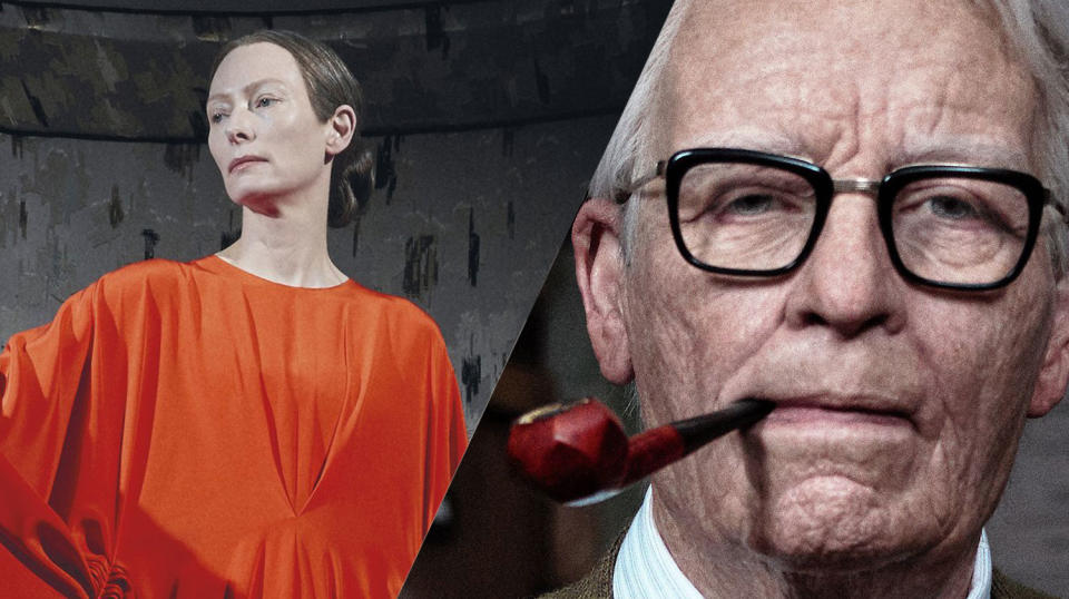 <p>Swinton finally confirmed she played Dr Klemperer under prosthetics after <em>Suspiria</em>‘s release. </p>