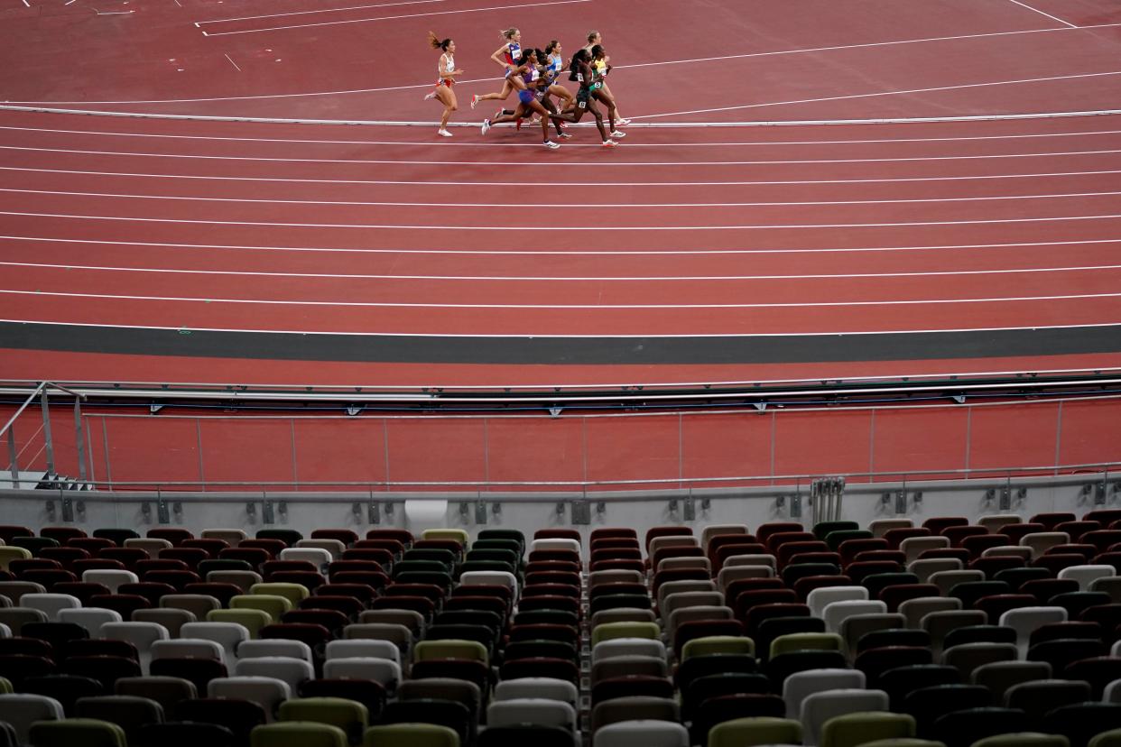 Tokyo Olympics Not Being There (Copyright 2021 The Associated Press. All rights reserved)