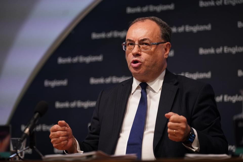 Too much political interference in the regulation of the City of London could harm the UK’s competitiveness, the Bank of England (BoE) governor has said (Yui Mok/PA) (PA Wire)