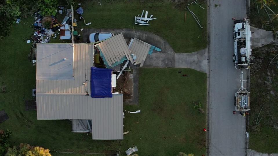 Some Brevard County residents are cleaning up storm damage after a possible tornado came through their neighborhood Wednesday evening.