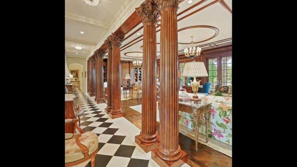 Premier Sotheby’s Realtors Linwood Bolles and Valérie Duludete describe the home as a “palatial palace.”