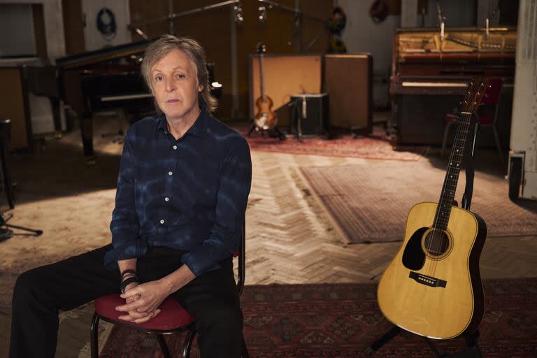 Paul McCartney en el estudio 2 de Abbey Road, donde grabó muchas canciones tanto de The Beatles como de su carrera solista