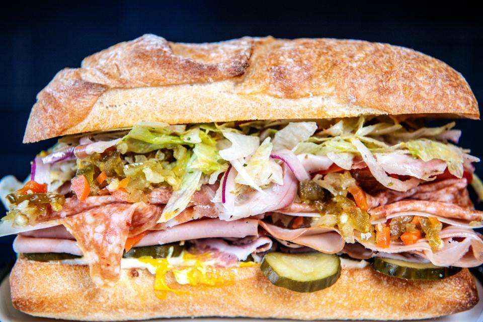 Giardiniera relish is featured in the Stepmother sandwich from Cosa Buona in Echo Park.