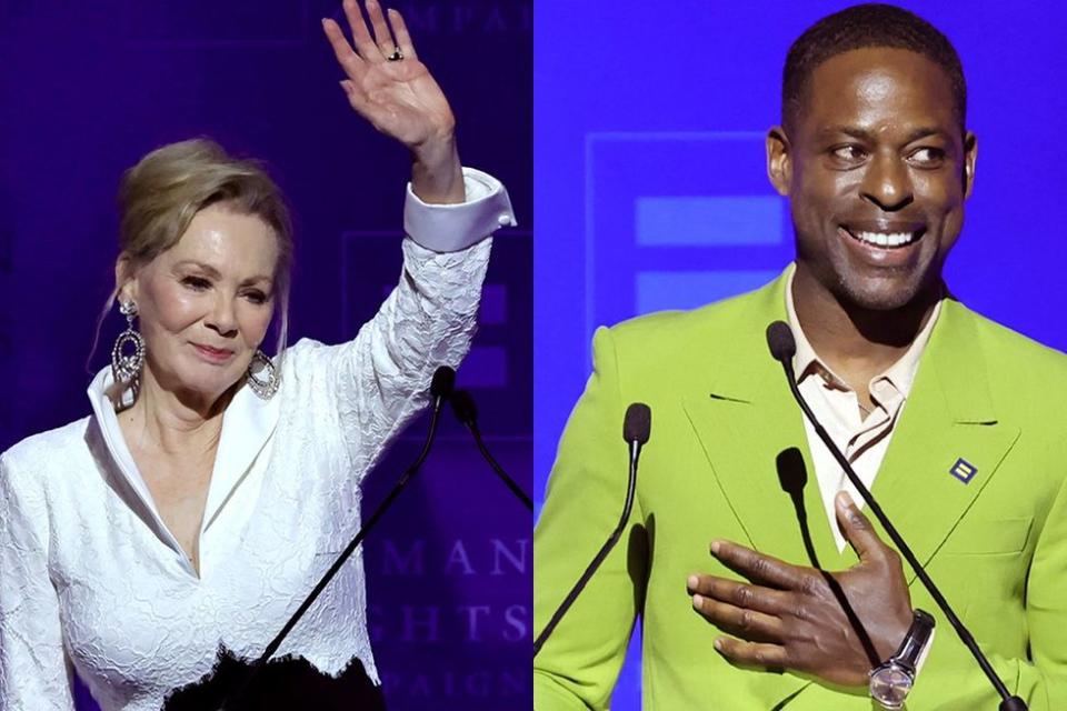 First Lady speaks Nex Benedict death HRC Dinner speech 2024 human rights campaign actors Jean Smart Sterling K Brown