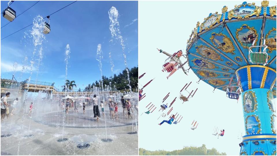 暑假遊樂園玩翻天（圖片來源：遠雄海洋公園、義大遊樂世界FB）