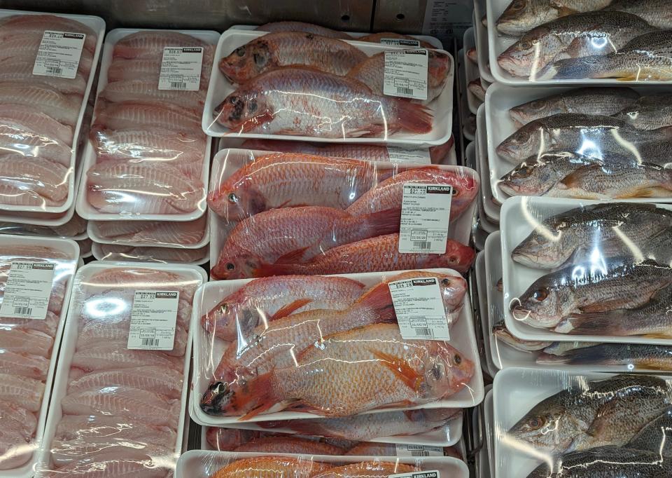 fish selection at costco