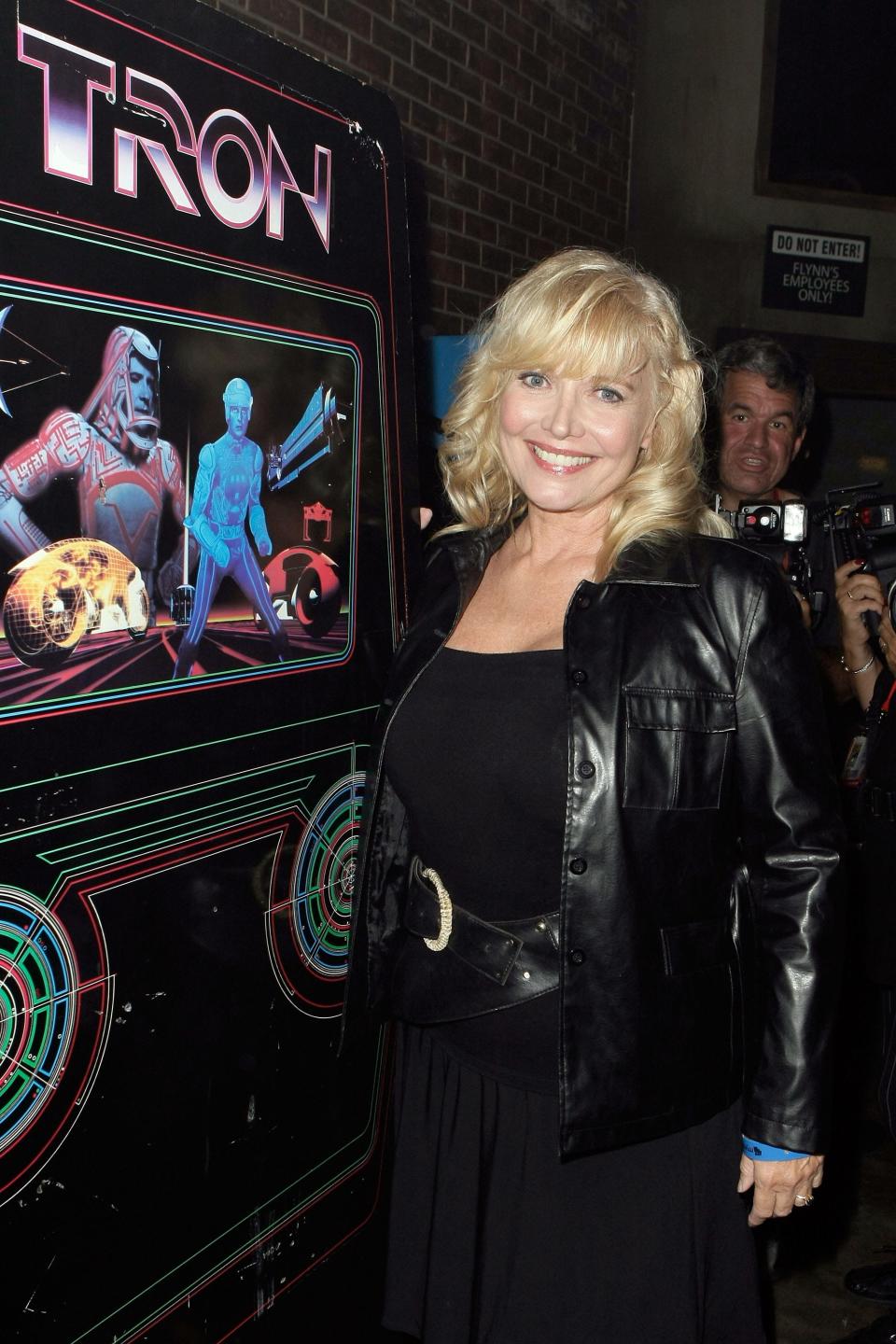 Cindy Morgan arrives at the TRON MySpace Party At Comic-Con 2010 San Diego on July 23, 2010 in San Diego, California.