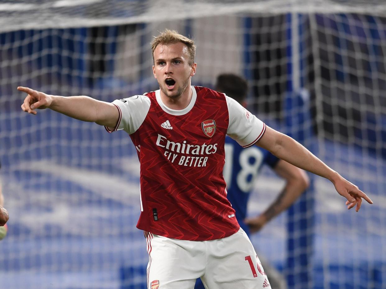 Arsenal defender Rob Holding (Arsenal FC via Getty Images)