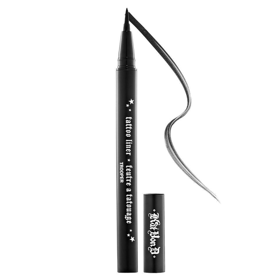 <p><a class="link " href="https://www.feelunique.com/p/KVD-Beauty-Tattoo-Liner-055ml" rel="nofollow noopener" target="_blank" data-ylk="slk:SHOP NOW;elm:context_link;itc:0;sec:content-canvas">SHOP NOW</a></p><p>You only have to peek at the product reviews for this to know it's a must-have for any liquid liner lovers. No patchiness, no flooding pens, no smudging. </p>