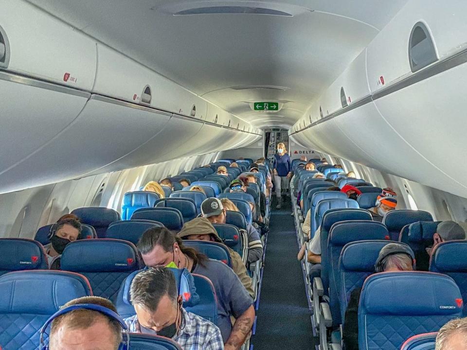 Flying on Delta Air Lines during pandemic