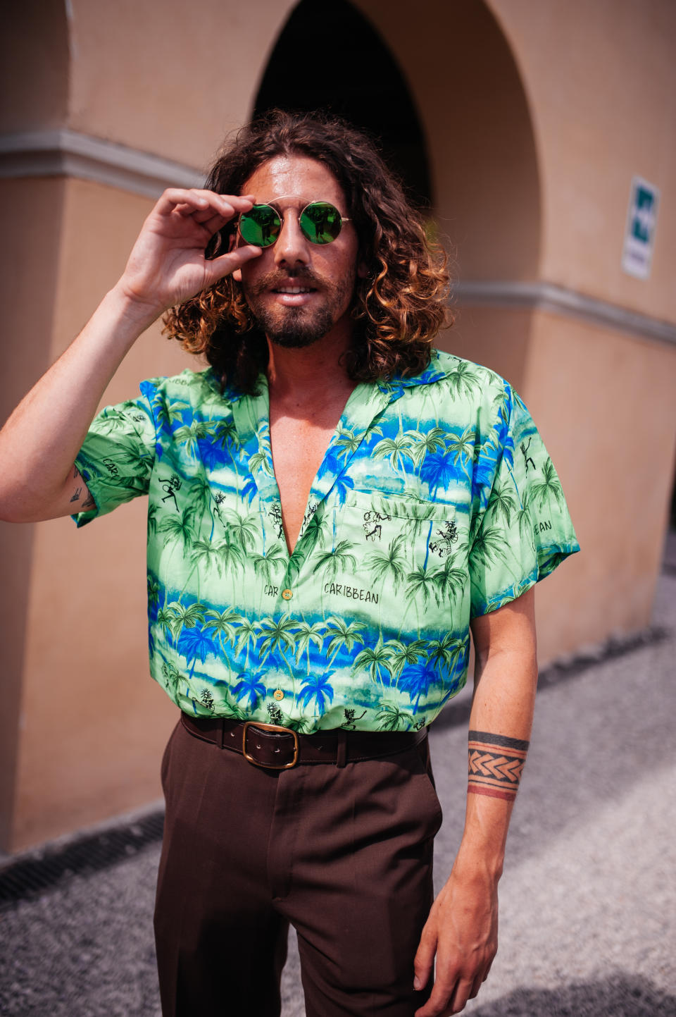 Street style at Pitti Uomo 102. - Credit: Kuba Dabrowski for WWD