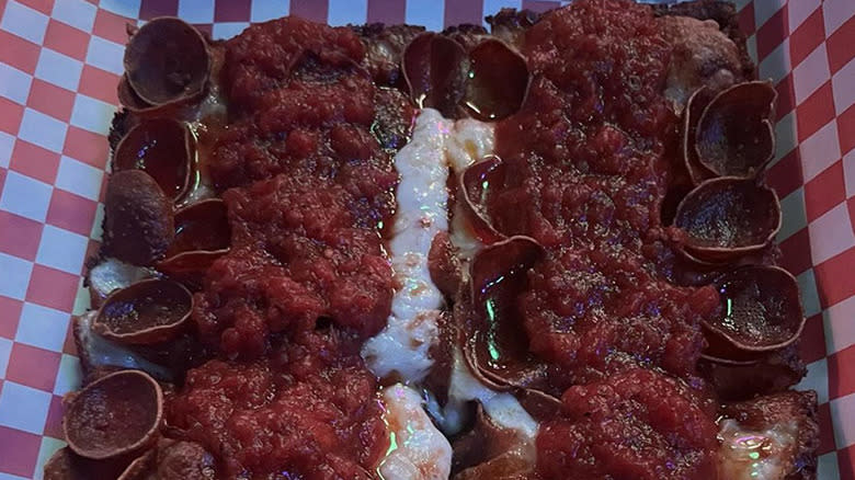 Detroit-style pizza