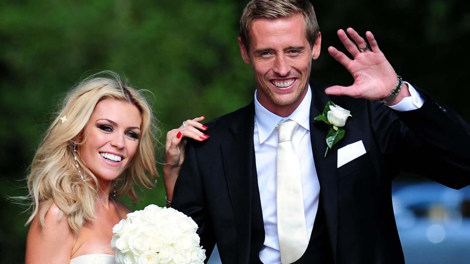 Abbey Clancy and Peter Crouch got married in 2011. (PA/Getty)